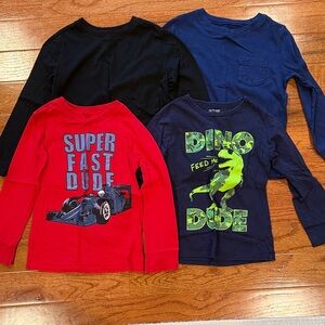 Kids Graphic Long Sleeve Shirts Bundle
